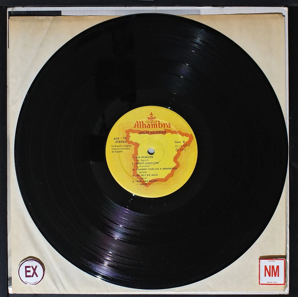 Julio Iglesias - Julio Iglesias - original LP record [NHA5-142] SPAIN - Image 4 of 4