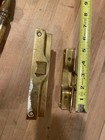 lot Antique & vintage bronze brass Back Plates lockset & handles french &baldwin — photo 7