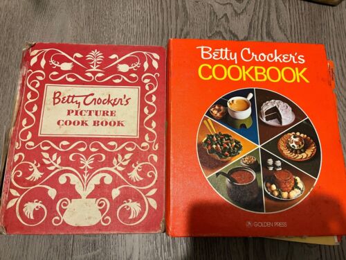 Set Of 2 Betty Crocker's Picture Cook Book 1950 First Edition 3rd Printing