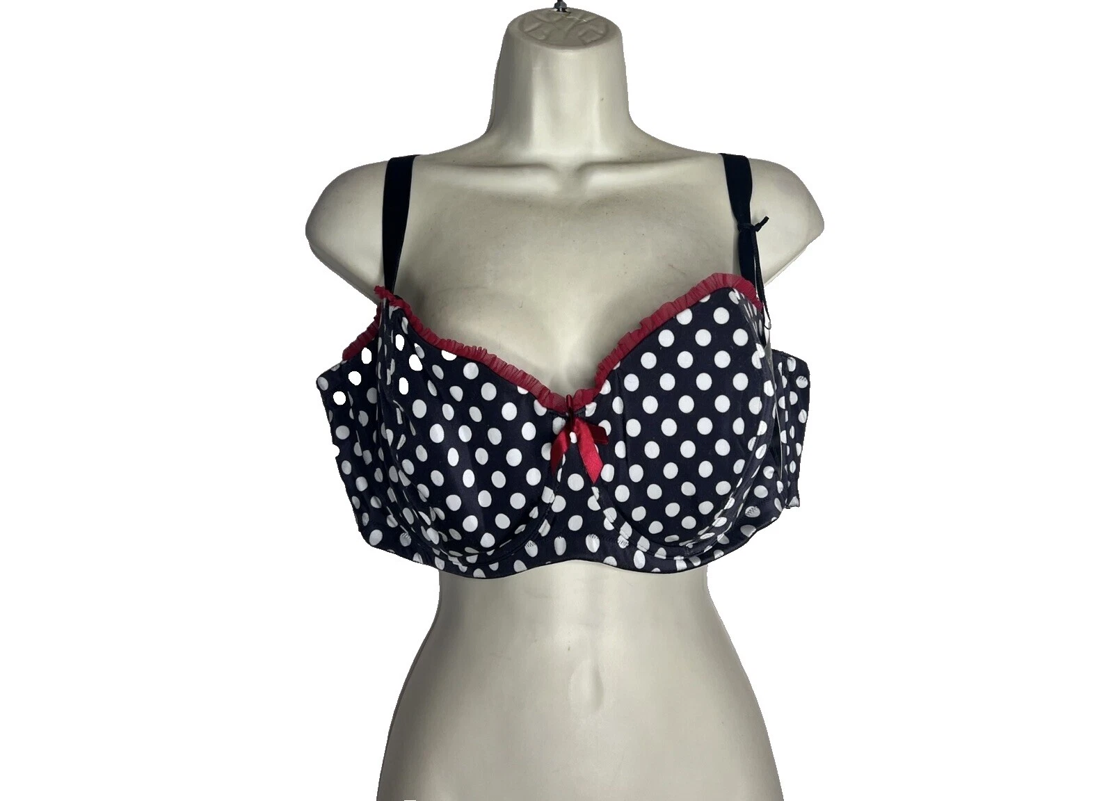 Brasieres y blanco Lunares Bra Sets para Mujeres