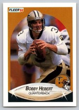 1990 Fleer - #187 Bobby Hebert