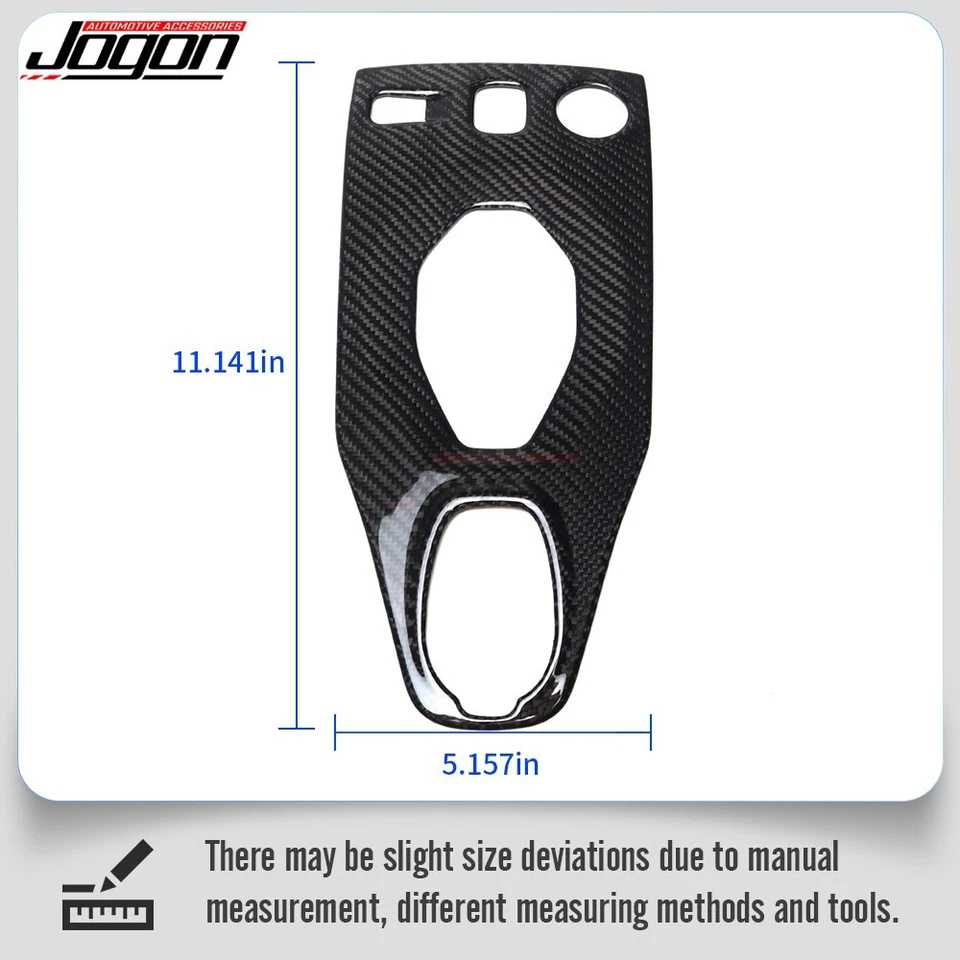 Cubierta de panel de cambio de marchas AT consola de carbono real para Lotus Emira GT4 2022 2023 2024 Foto 3 de 4