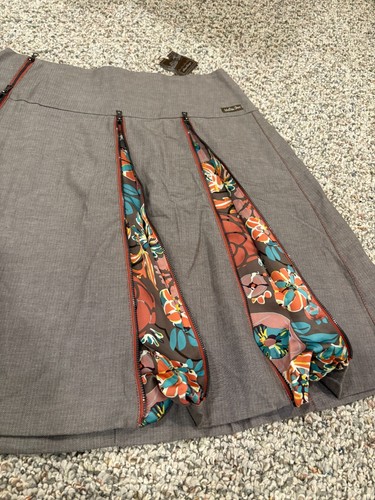 Matilda Jane You And Me Harriet Herringbone Zipper Skirt Women’s Large NWT - Picture 8 of 13
