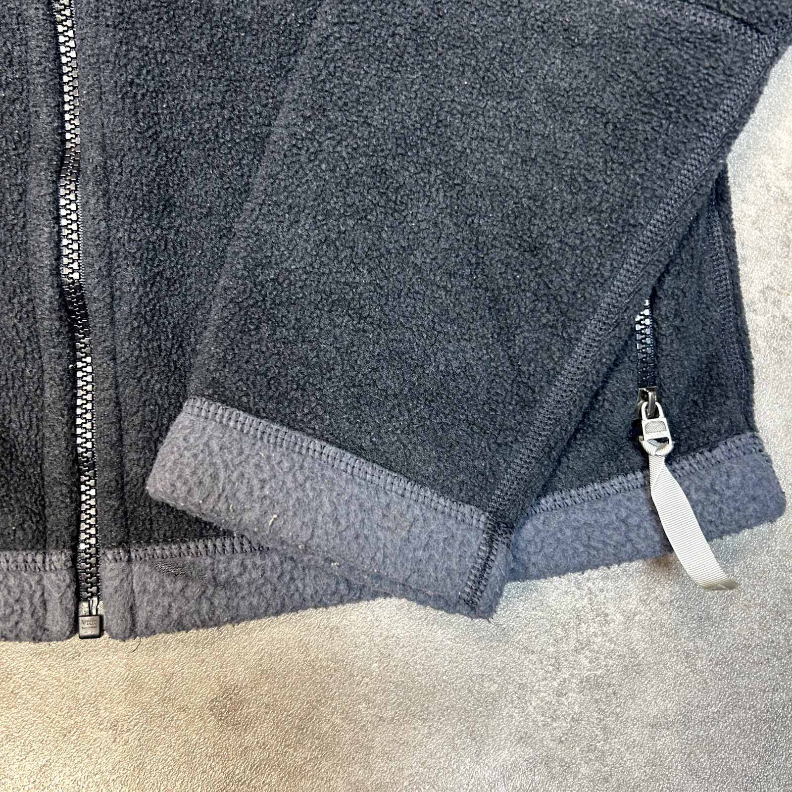 Patagonia Synchilla Fleece Womens Small Full Zip US Arctic Hoodie, Grey image 5