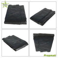 5×16FT PP Garden Weed Barrier Landscape Fabric Woven Ground Cover 3.2oz