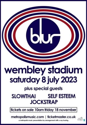 Blur Wembley 2023 A3 A4 Print Poster Unframed