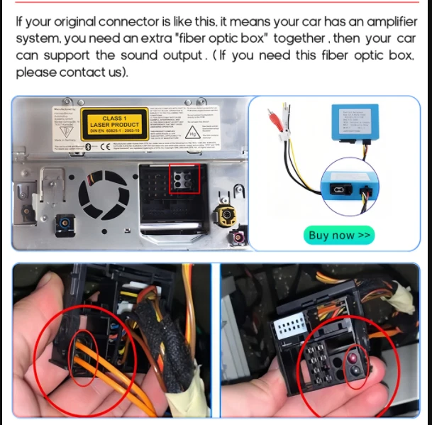 Unidad de radio estéreo para automóvil 10,33" Android 8 núcleos para Mercedes Benz W211 E350 CLS/W219 Foto 3 de 4