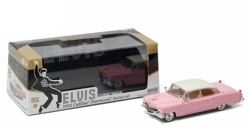 1955 CADILLAC FLEETWOOD SERIES 60 PINK "ELVIS PRESLEY" 1/43 BY GREENLIGHT 86491 - Picture 2 of 2