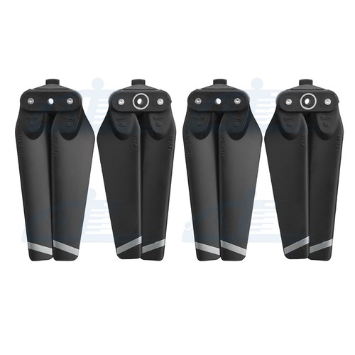 4pairs 4730F Quick-Release Foldable Propellers Blades Silver for DJI Spark Drone - Picture 10 of 11