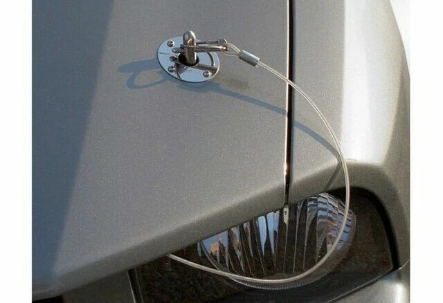 Универсальные заколки для капота из нержавеющей стали хром 1016 - Изображение 3 из 4