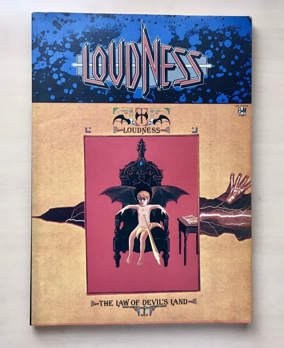 THE バンドスコア　LOUDNESS: LAW 楽譜 バンド・スコア LAND DEVIL'S OF LAW THE / 楽譜】ラウドネス LAND DEVIL'S OF アート・デザイン・音楽