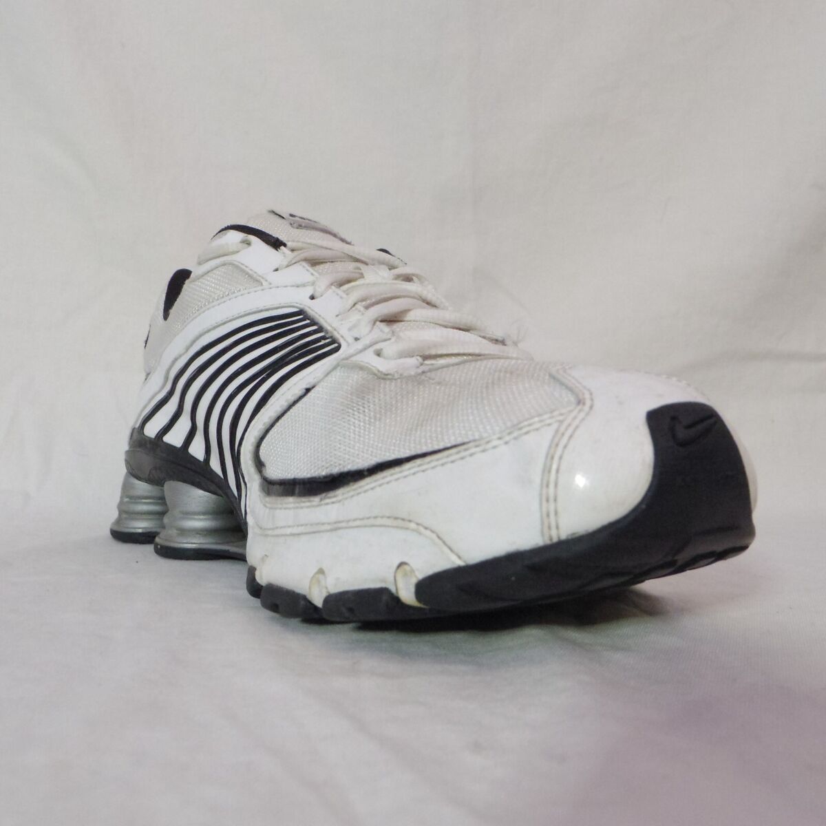Perú restaurante Productividad Size 14 - Nike Shox Turbo+ 8 2008 Men&#039;s White/Black Running Shoes |  eBay