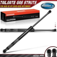 2x Rear Boot Tailgate Gas Struts for Audi A3 8P1 2003-2012 8P3827552B 475mm New