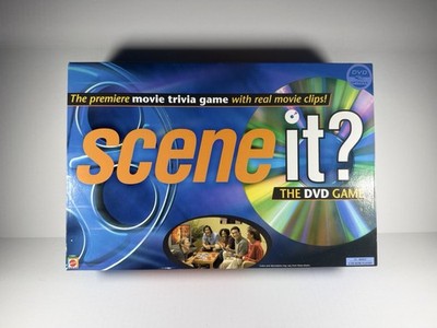 Scene It Original Edition DVD Board Game Movie Trivia Mattel 2003 Complete