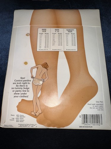 Slendereralls Vintage Mutandine Controllo Top AB Colore Beige Piede Sandalo - Foto 8 di 8