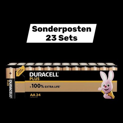 Duracell Plus Power Mignon AA-Batterie Alkali-Mangan 1.5 V 24er Set 23 SETS
