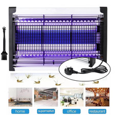 60W Electric Insect Killer Mosquito Fly Bug Zapper Pest Trap LED UV Indoor Lamp