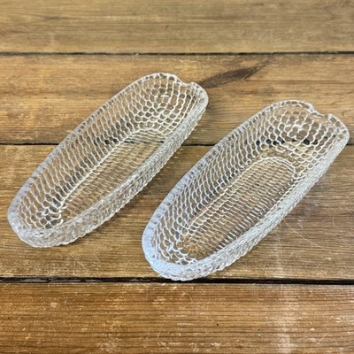 Vintage Glas Maiskolben Geschirr Zuckermais Serviergeschirr Geschirr