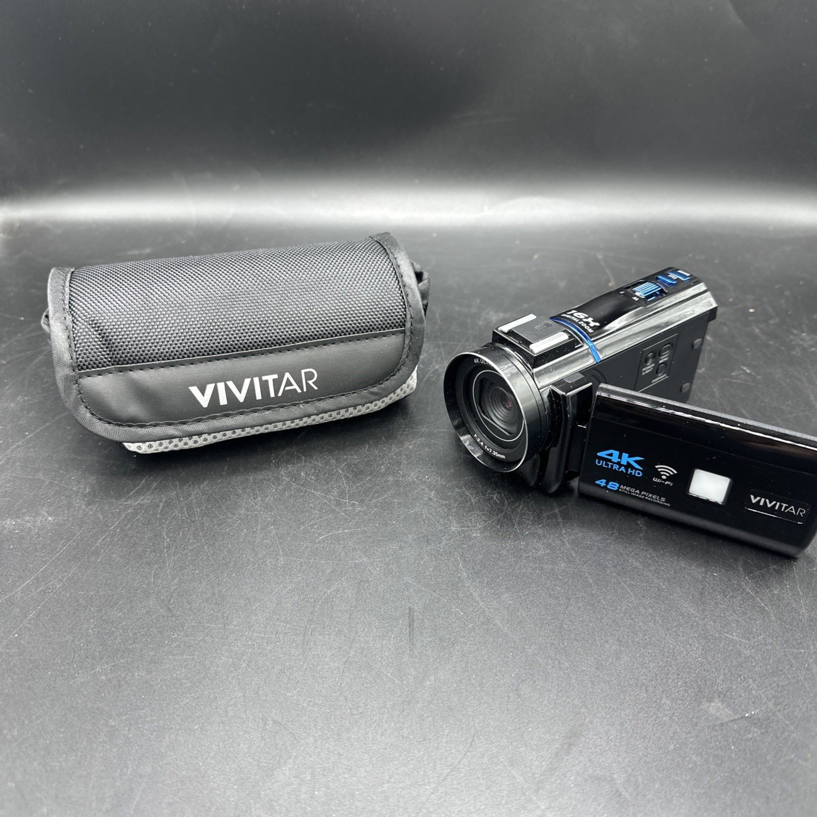Wifi 48mp 16x 3" Touch Screen-cam & Case