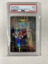 2023 Panini Select - Field Level Chris Jones #348 Dragon Scale Prizm 1/1
