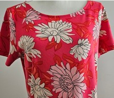 Talbot's Floral Dress Size 12 Red White