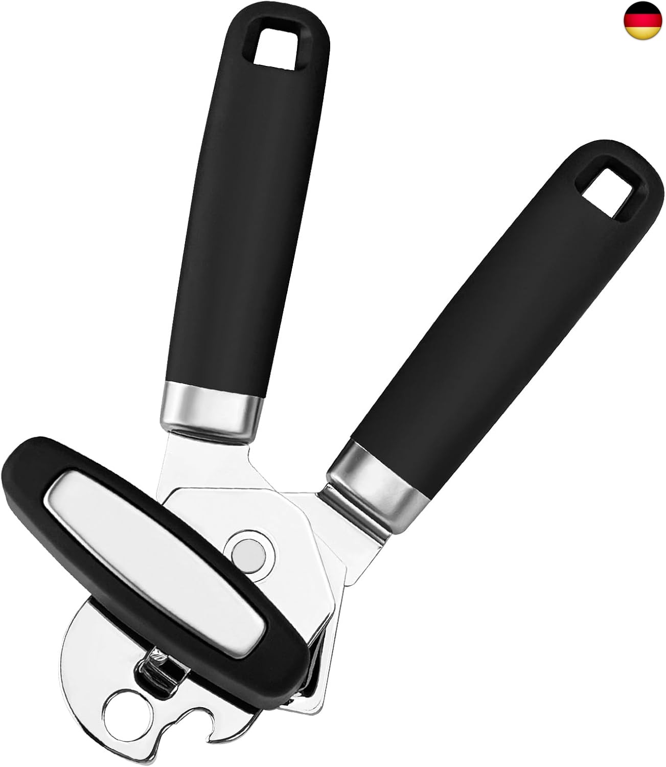 Tekenewbse Dosenöffner Manuell, 3 in 1 Edelstahl Deckelöffner Testsieger, K