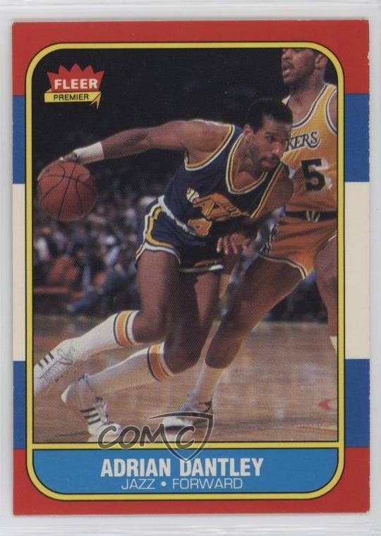 1986-87 Fleer Adrian Dantley #21 HOF