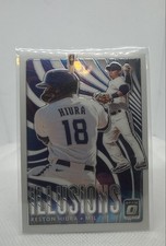 2020 Panini Donruss Optic - Optic Illusions Keston Hiura #OI-15 Holo Prizm