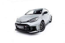 Frontlippe + Flaps passend für Toyota GR Yaris Mk4 Facelift schwarz Hochglanz