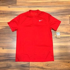 Image of NEW Nike Dri-FIT Victory Men's Golf Blade Polo Red MEDIUM DH0838-012 MSRP:$60