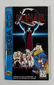 Lunar: Eternal Blue (Sega CD, 1995) Complete CIB Reg Card & Foam Tested - MINTY!