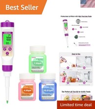 Food pH Meter Digital pH Tester for Fermentation Hot Sauce Cheese Dairy