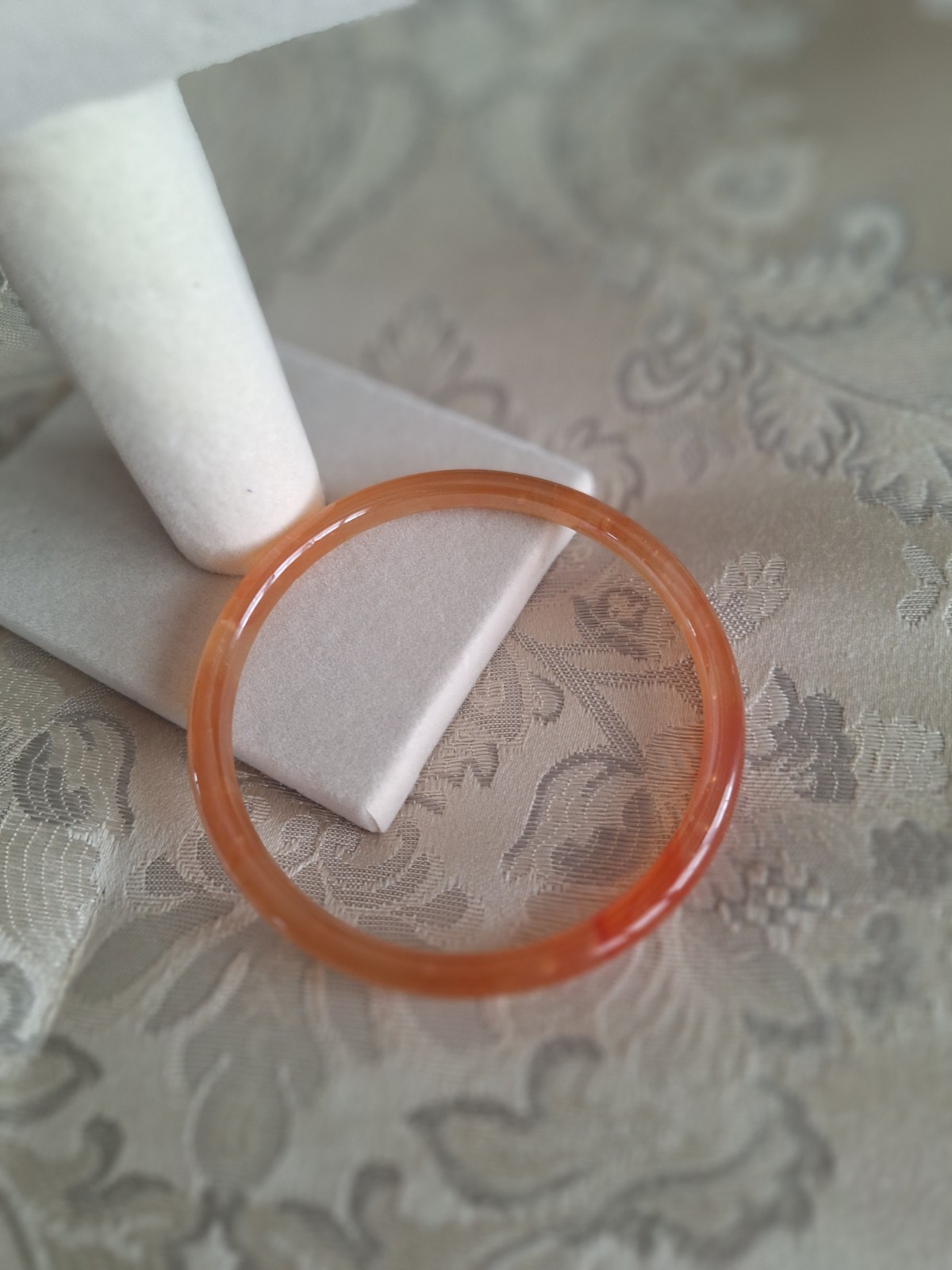 (2) Art Glass Bangle Bracelets Stackable Multi Co… - image 4