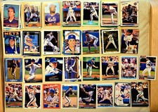 NEW YORK METS Various 121 Card Lot Mostly 80s & 90s w/some duplicates!!!