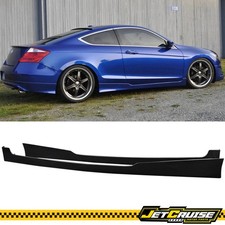 Fit 08-12 Honda Accord Coupe 2dr Hfp Style Side Skirts Extension Rocker Panel Pu