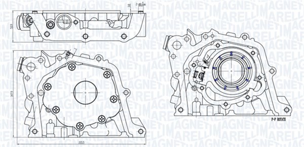 ÖLpumpe Magneti Marelli 351516000126 FüR Ford Ecosport KA 3 UK FK-image