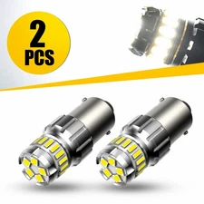 1156 Set Reverse LED Light Backup Parking DRL 6500K Lamp Bulb White 2x Universal
