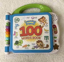 Leap Frog Learning Friends 100 Words Book Spanish English Electronic Toy Works