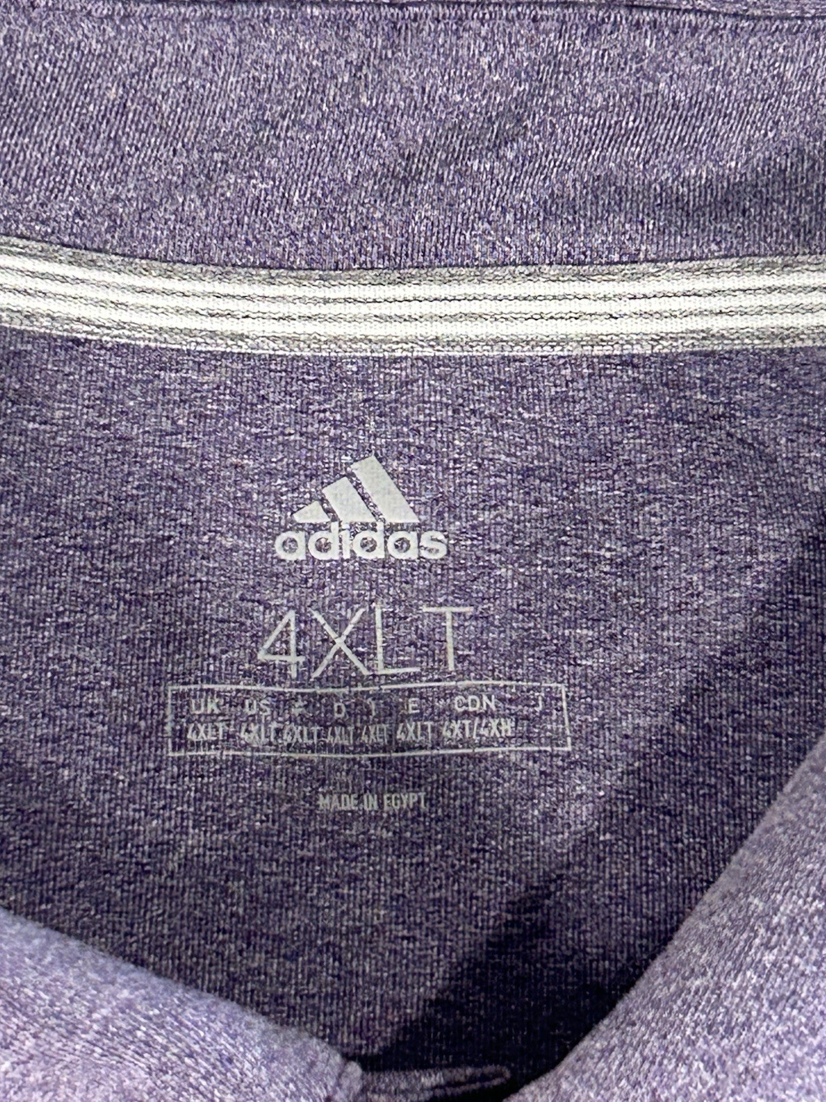 Lot Of 2 Adidas Golf Men's 4XLT Green Purple Short Sleeve Performance Polo Shirt thumbnail 12