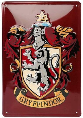 Harry Potter Blechschilder  Gryffindor rot Standard