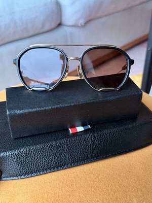 THOM BROWNE TB810-56-01   BLK-GLD