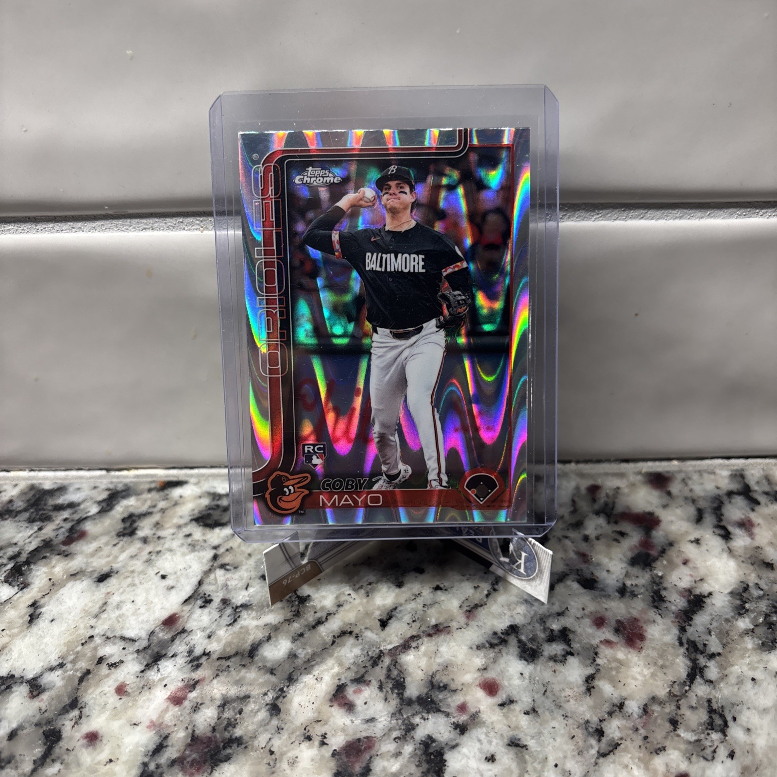 2025 Topps Chrome - Coby Mayo #120 RayWave Refractor (RC)