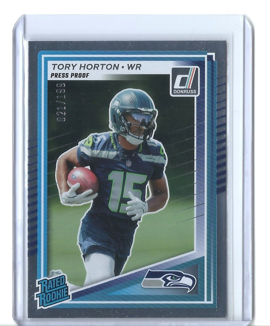 2025 Donruss Tory Horton Rated Rookie Press Proof Silver /199