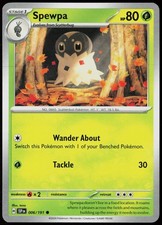Spewpa 006/191 Common Surging Sparks Pokemon Card Near Mint