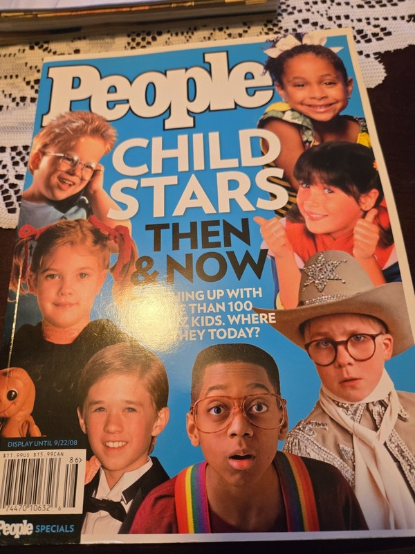 People Magazine Child Stars Then and Now September 2008 Hollywood