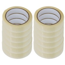 Clear Brown Parcel Tape Strong Packing Carton Sealing Tape 48mm x 66m Fragile