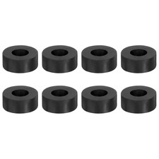 8Pcs 1" OD X 1/2" ID X 3/8" Thick round Rubber Washers Flat Rubber Spacer Bushin