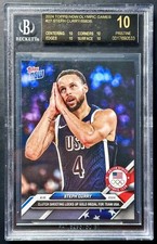 2024 Topps Now Olympic STEPHEN CURRY #27 Night Night BGS 10 BLACK LABEL Pristine