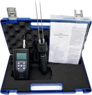 Soil Moisture Tester with Range 0-80% Resolution 0.1 Accuracy ±(0.5%n+1)