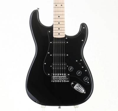 Squier Sonic Strat HSS Maple Neck Black Used Blue Logo 2024